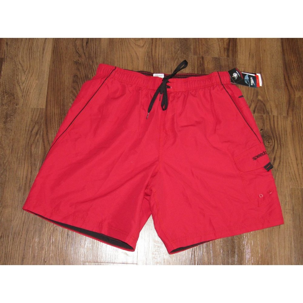 Speedo Men's Red Swim Trunks: XL